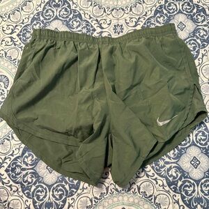 Nike Olive Green Running Shorts